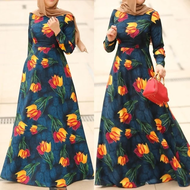 A Burkha of Blooming Colors in the Changing Seasons -