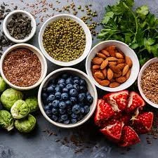 Nutrient-rich foods that support healthy hair.