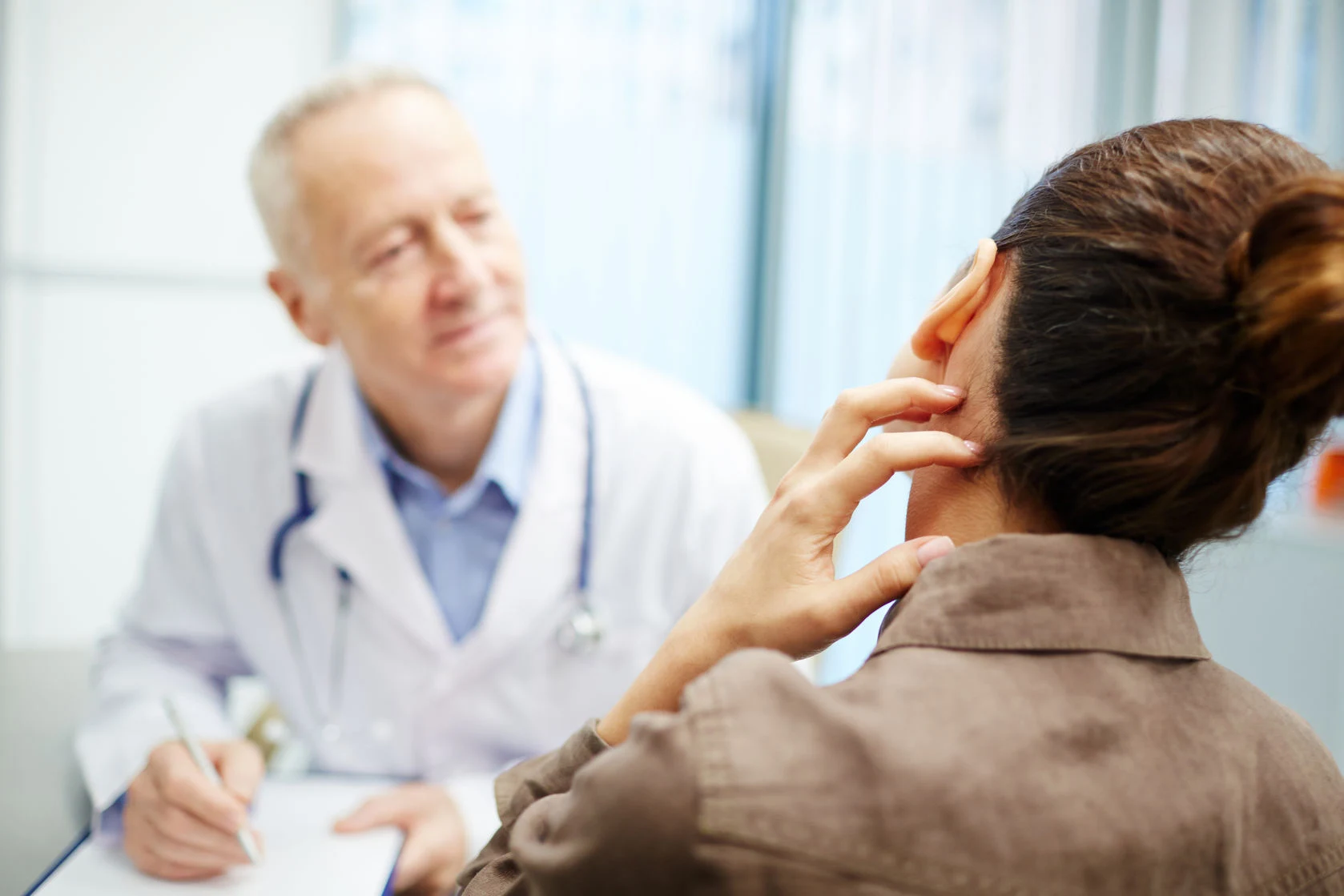 Neck injury Throat: