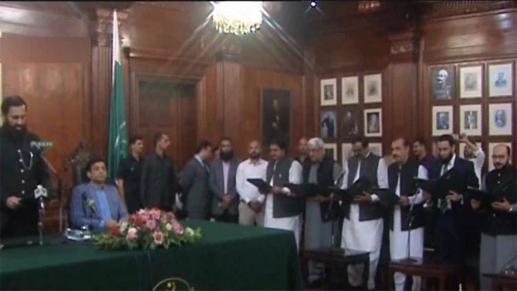 Parvaiz Elahi's reaction to the swearing-in of the Punjab Cabinet came out