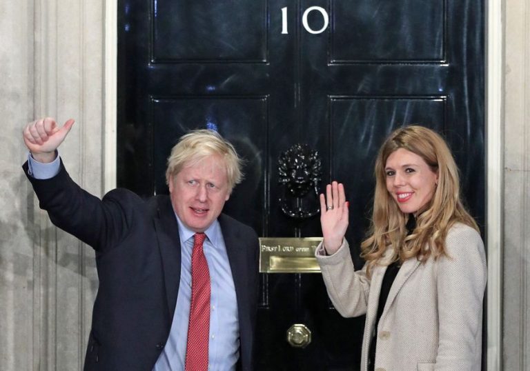 Boris Johnson marries Fiancee