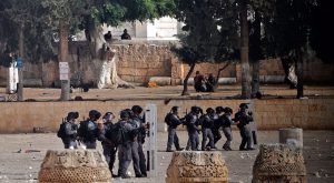 Israeli Police Disperse Protestors