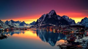 Norway is a Scandinavian country encompassing mountains