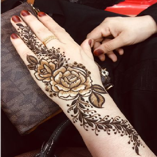 2,063 / 5,000 Translation results Eid festival, how to make henna for women