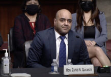 Zahid Qureshi, of Pakistani descent, became the first Muslim federal judge in American history. Zahid Qureshi, of Pakistani descent, became the first Muslim federal judge in American history.