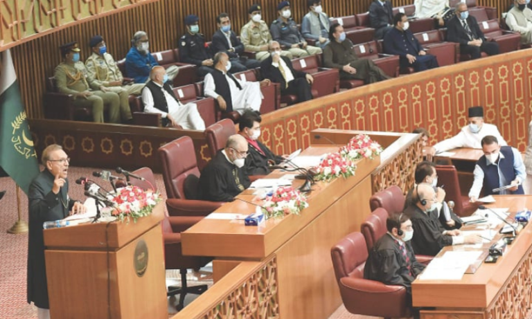 In the parliamentary session