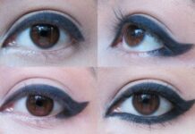 Kajal eye make-up