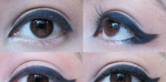 Kajal eye make-up