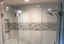 Toilet Shower Glass Partition