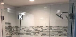 Toilet Shower Glass Partition